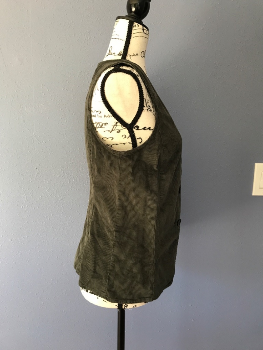 Green Corduroy Madewell Vest Size 2 - Picture 4 of 9